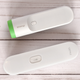 Withings Thermo (top) compared to the comparably-sized iHealth digital thermometer (bottom).